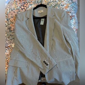 Seersucker Blazer 18P